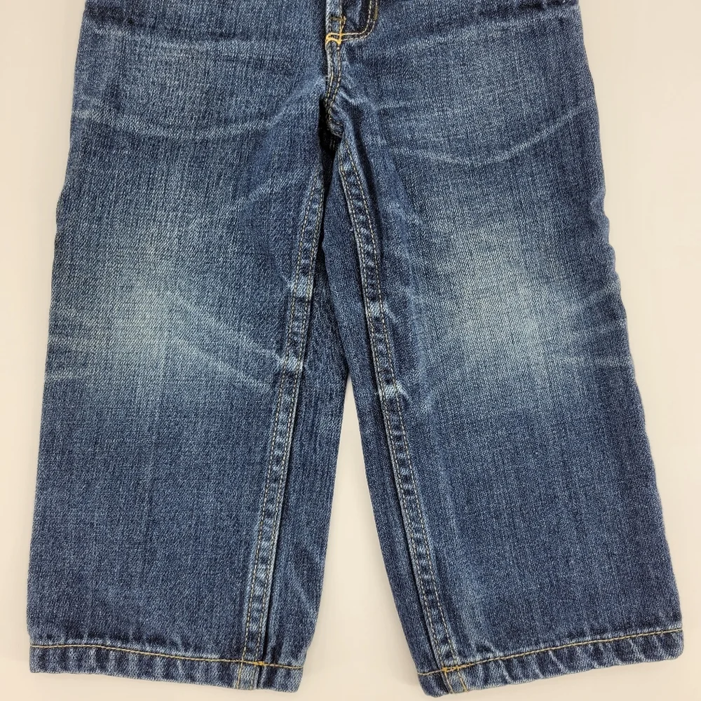 Gap Baby Toddler Jeans Size 2T Distressed Loose Fit Denim Adjustable Waist